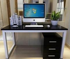 Set Meja Kerja Kantor Kursi dan Laci - 2/4